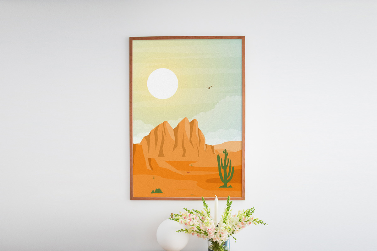Desert Landscape, a Decorative Illustration by Digital Studio (Photo 9 of 9)