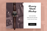 Luxury Watch Branding Mockup, a Packaging Mockup by Jinro (Thumbnail 1 of 5)