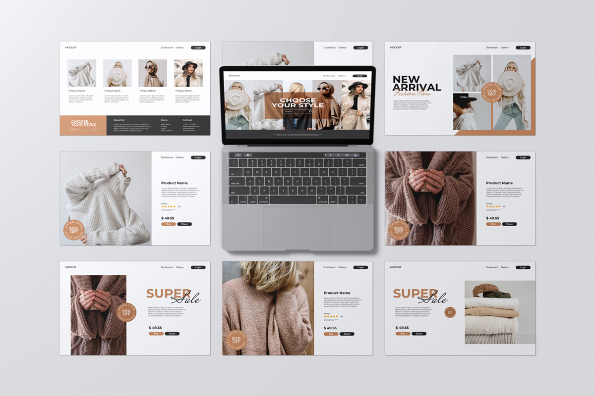 Laptop & Website Screen Mockup, a Mac Mockup by Mockup Supper (Photo 8 of 14)