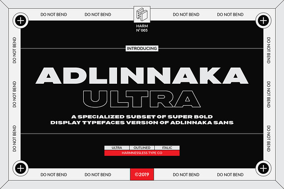 Adlinnaka Ultra - Display Font preview 8
