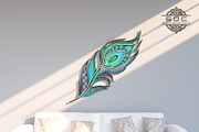 Multilayer file Feather Mandala DXF, a Design Template by SwastikDesignsCrafts (Thumbnail 2 of 5)