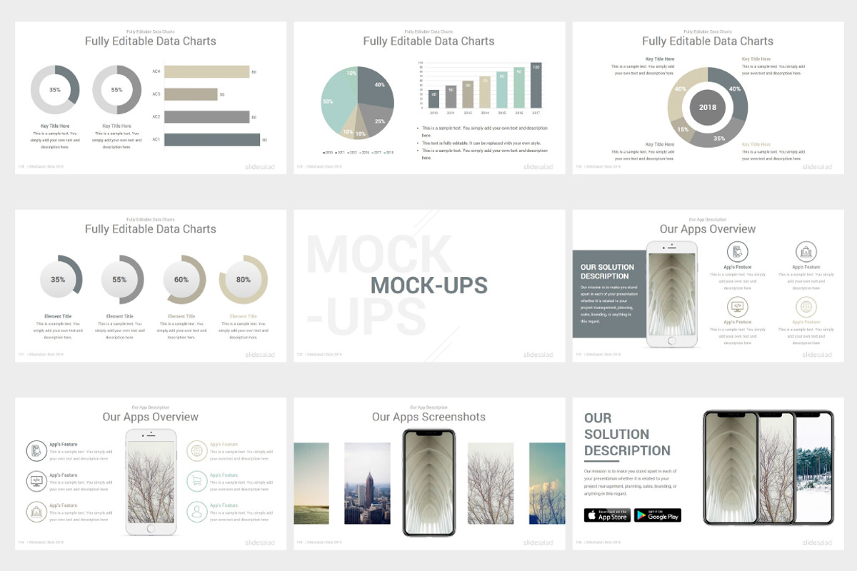 Elegant PowerPoint Template Pack, a Presentation Template by SlideSalad (Photo 19 of 25)