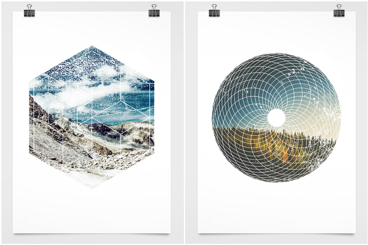 Textured Geometric Masks preview 5