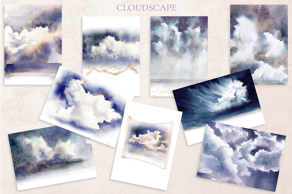 Cloudscape, a Texture Illustration by Salted Galaxy (Photo 3 of 10)