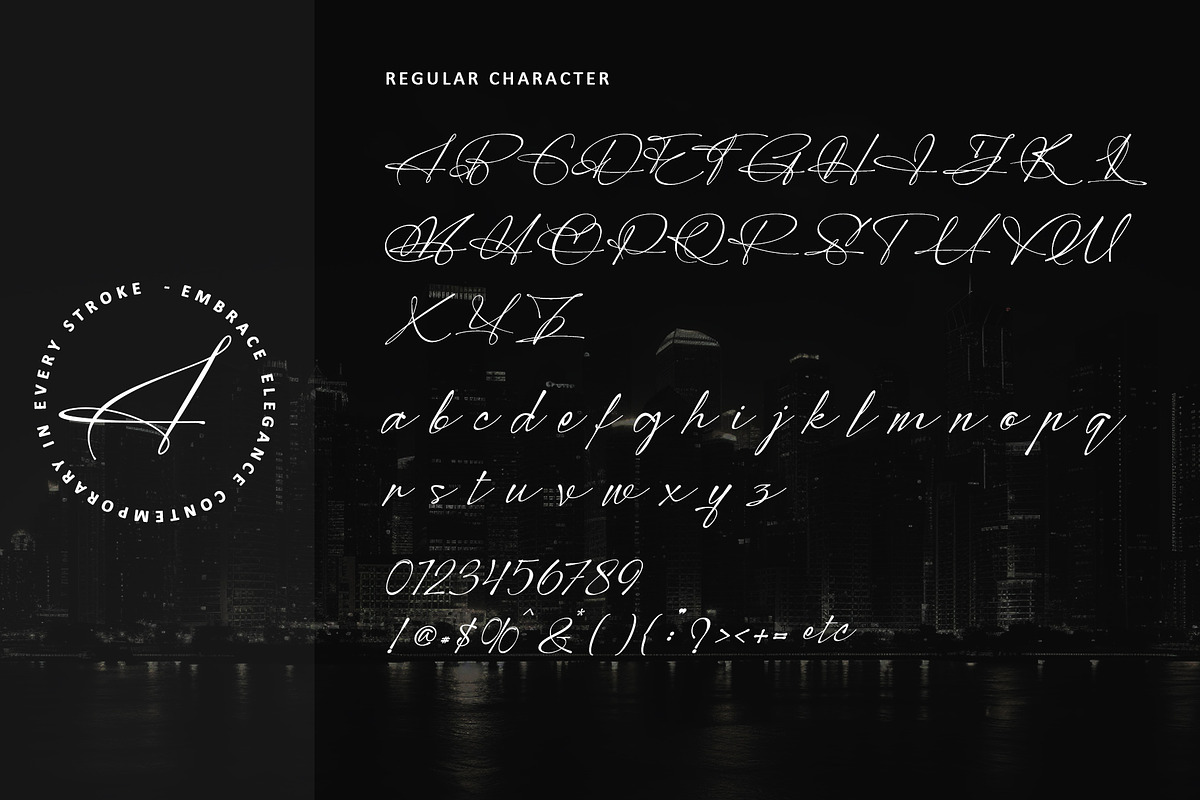 Modern Signature, a Handwritten Font by Letterara (Photo 8 of 12)