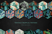 Tropical vintage pattern, a Pattern Graphic by ANAKOTO (Thumbnail 6 of 24)