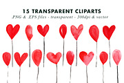 15 Watercolor Balloon PNG + Vector, an Illustration by Heartmade by Claudia (Thumbnail 2 of 3)