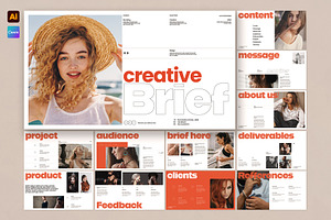 Creative Brief Presentation Template, a Presentation Template by E-Type