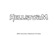 Hellstorm Brutal Typeface, a Handwritten Font by Migomojo Type House (Thumbnail 8 of 8)
