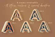 Rounded & Matte - 3D Lettering, a Graphic by MIIM (Thumbnail 3 of 8)