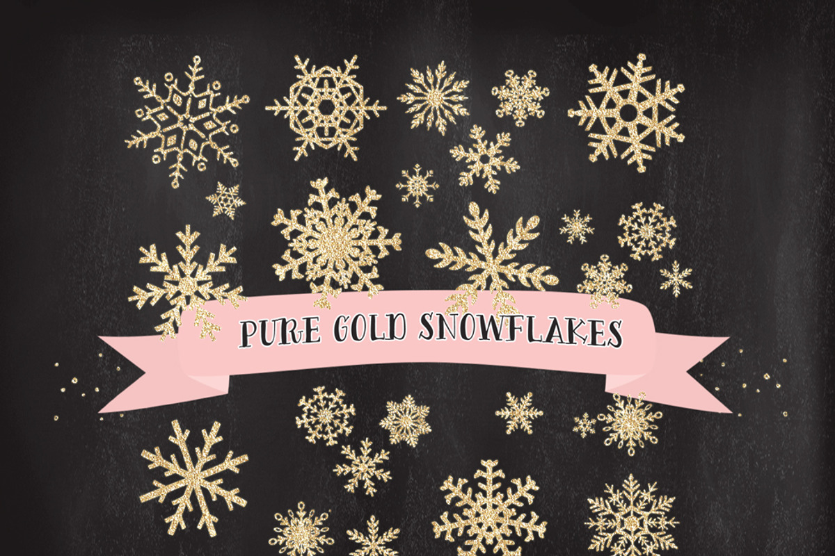 70% OFF - Gold Christmas BUNDLE, an Object Graphic by DigitalCloud (Photo 9 of 10)