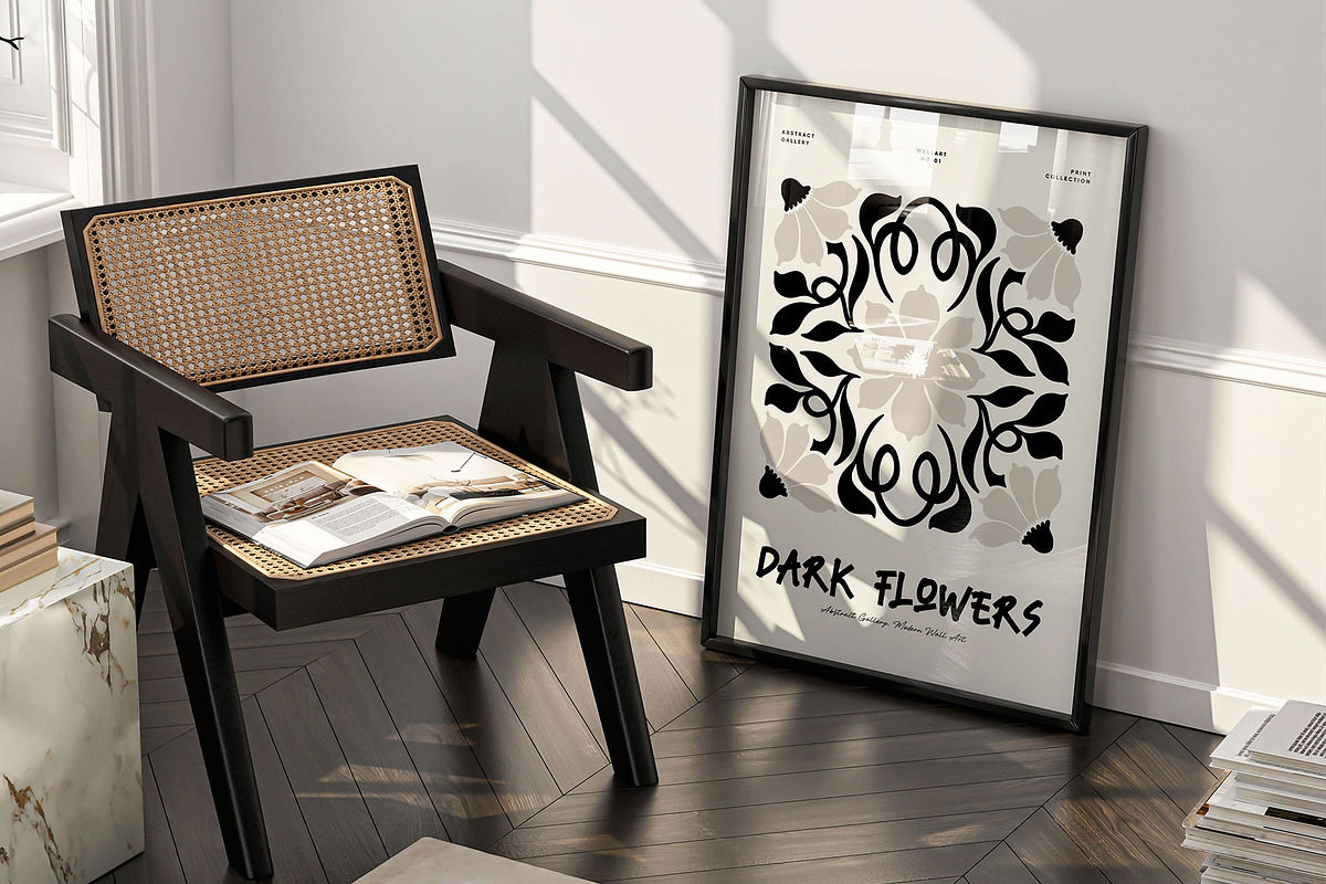 Dark Flowers. 2 | Wall Art Creator, an Object Graphic by Leleka.Store (Photo 6 of 18)