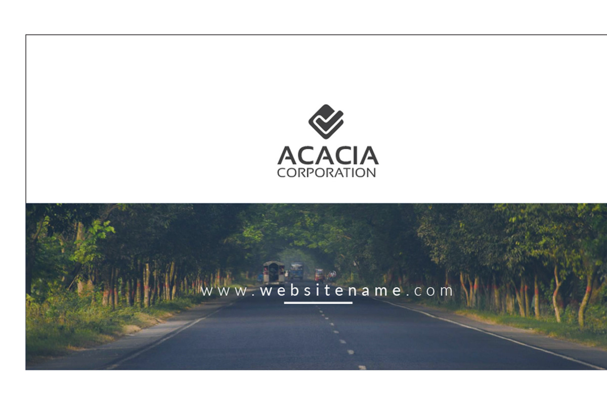 ACACIA Business Card, a Business Card Template by DesignGhar (Photo 4 of 5)