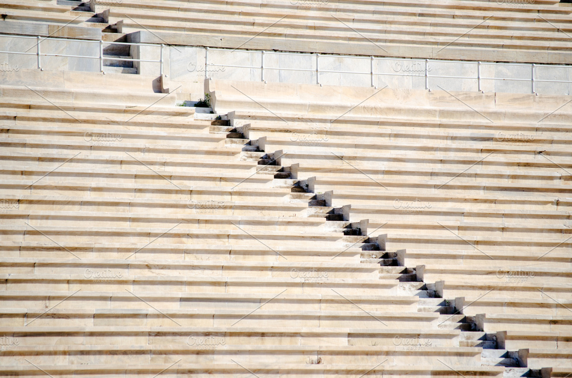 Empty Stadium Containing Row Seat And Stadium