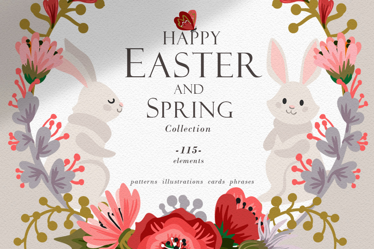 Happy Easter and Spring collection, an Animal Illustration by Wenona (Photo 1 of 9)