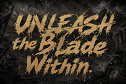 BladeOdessey - Chaos Dangerous Font, a Handwritten Font by HypeWorksCo (Thumbnail 11 of 16)