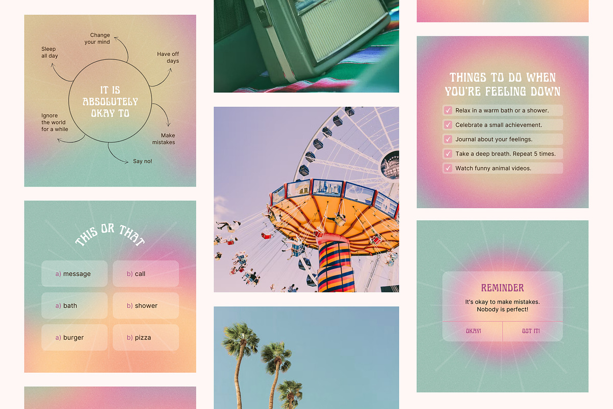 Canva Retro Dreams Instagram Bundle, a Social Media Template by Alice Store (Photo 5 of 8)