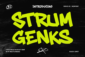Strum Genks – Graffiti Display