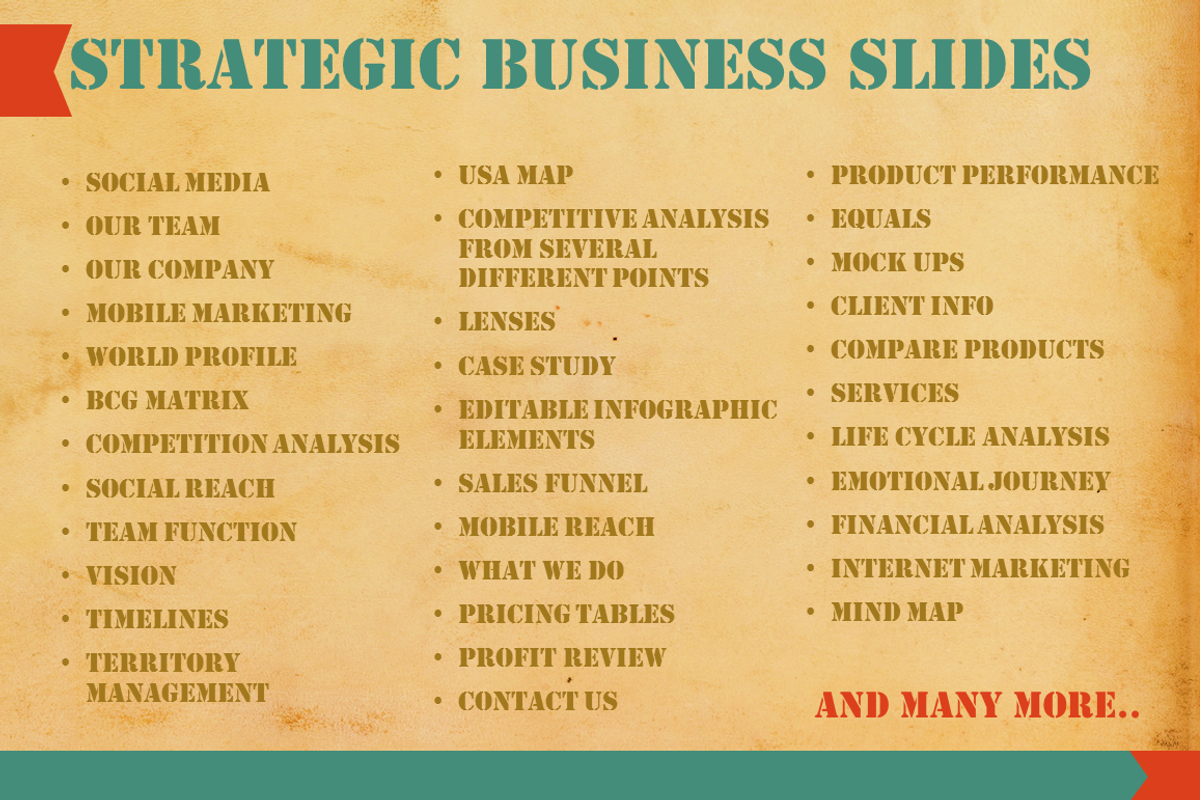 Retro Lights Strategic Business PP, a Presentation Template by Yes Presentations (Photo 5 of 10)