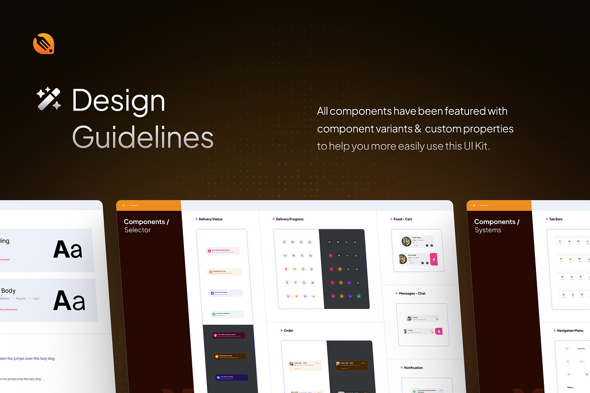 TASSTY - Food Delivery App UI Kit, an UI Kit Template by Rafiq | YDN (Photo 3 of 6)