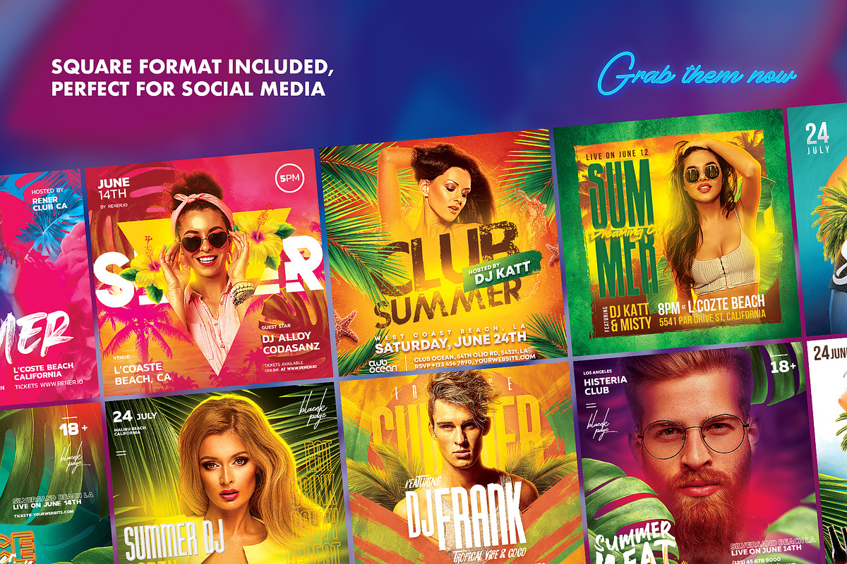 10 Summer Flyer Bundle, a Flyer Template by Bornx Design (Photo 6 of 6)
