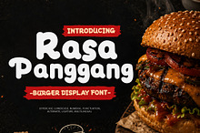 Rasa Panggang – Burger Display Font