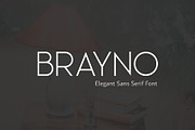 Brayno | Modern Sans Serif Font, a Sans Serif Font by Artdez (Thumbnail 1 of 4)