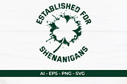 Established for Shenanigans, an Object Graphic by Mockmenot (Thumbnail 1 of 4)