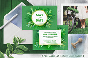 Green leaves. Graphic Set., a Decorative Illustration by LeiaSW (Thumbnail 6 of 9)