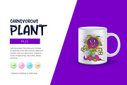 Cartoon carnivorous plant. Tshirt, an Animal Illustration by KENO Mascots (Thumbnail 3 of 7)