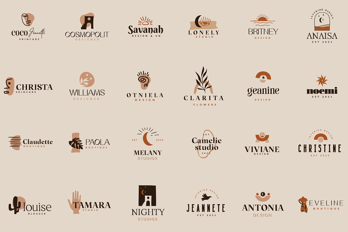 Boho Logo Bundle, a Branding & Logo Template by GraphicDash (Photo 8 of 10)