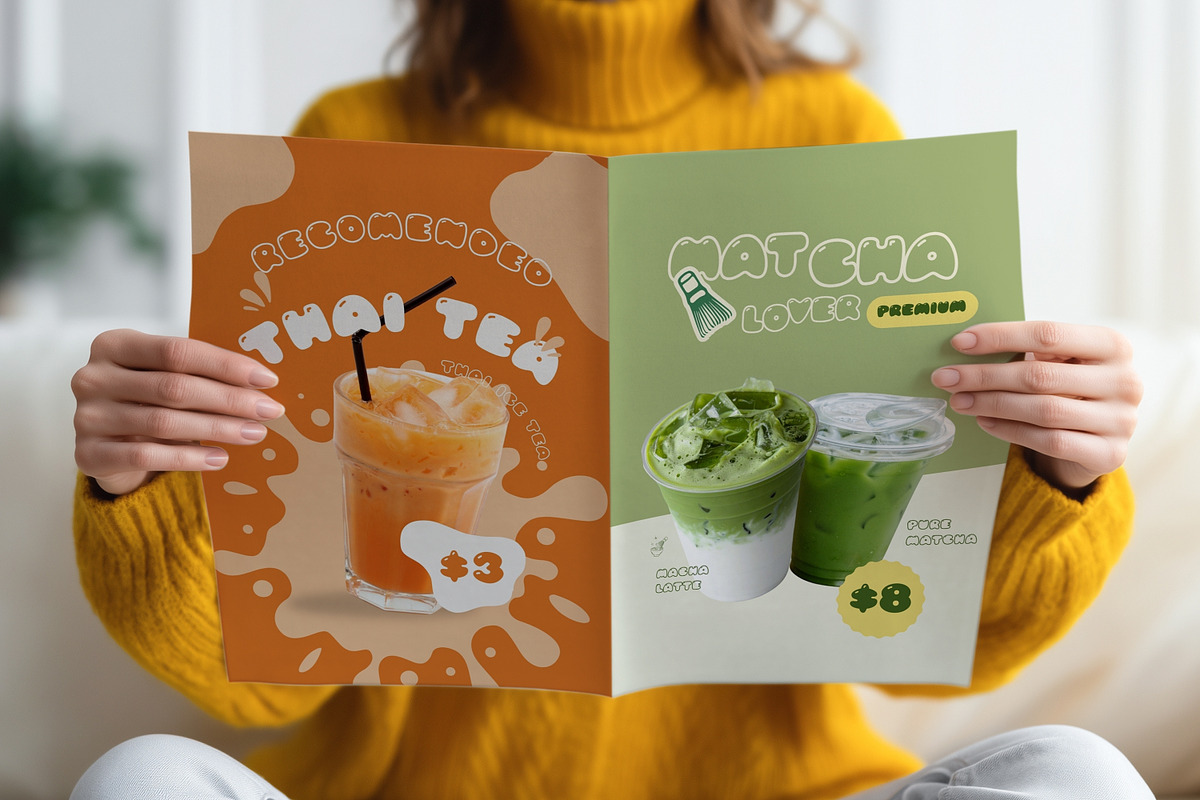 Retro Bubble Display Font-Gummy Soda, a Handwritten Font by ZoloDesignHub (Photo 8 of 8)