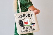 Spooky Readers Book Club PNG, a Seasonal Illustration by DreamCafeArt (Thumbnail 6 of 7)