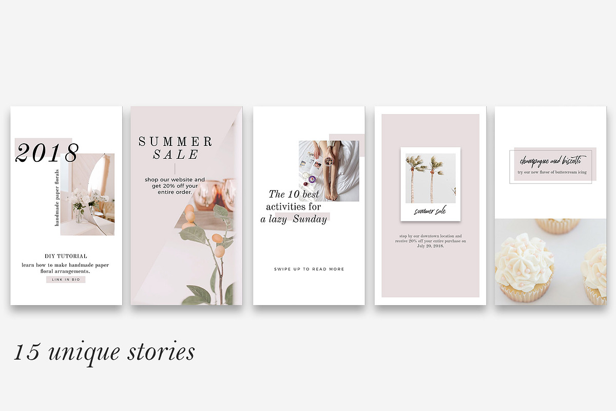 Instagram Story Templates, a Social Media Template by Dana Nicole Designs (Photo 2 of 4)