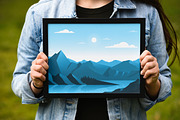 Mountain Landscape, a Texture Illustration by Digital Studio (Thumbnail 5 of 9)