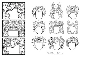 Set of Aristocratic Emblems Vol. V