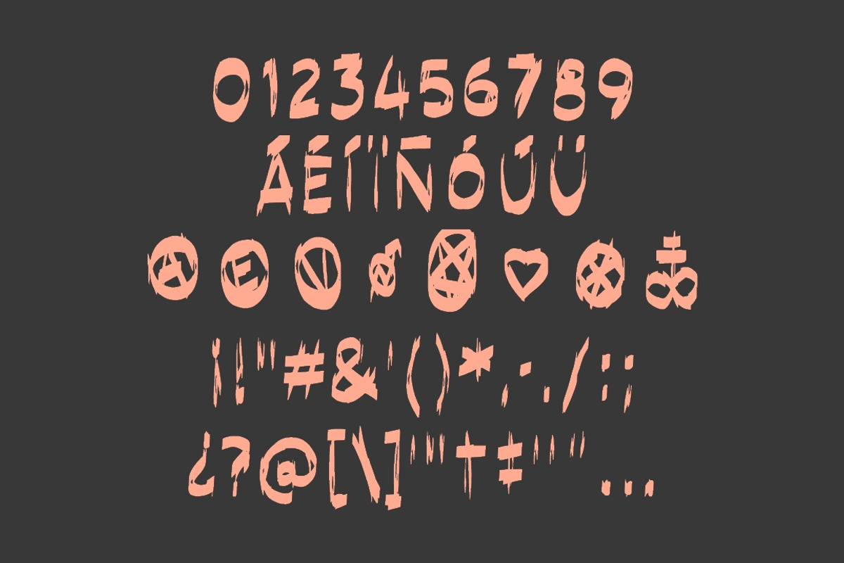 Bimyou Font preview 3