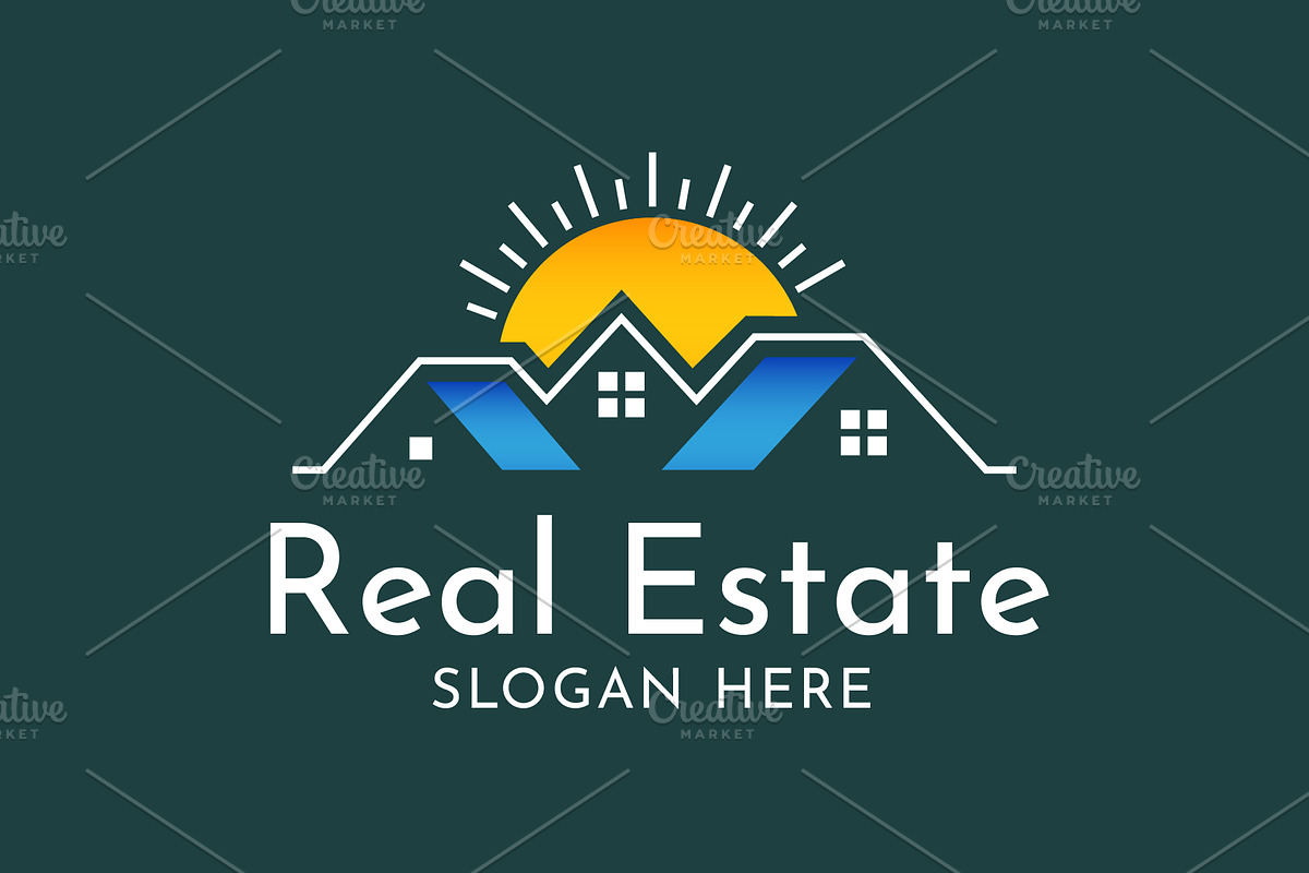 Real Estate Logo, a Technology Illustration by Kaushal Jangid (Photo 5 of 9)