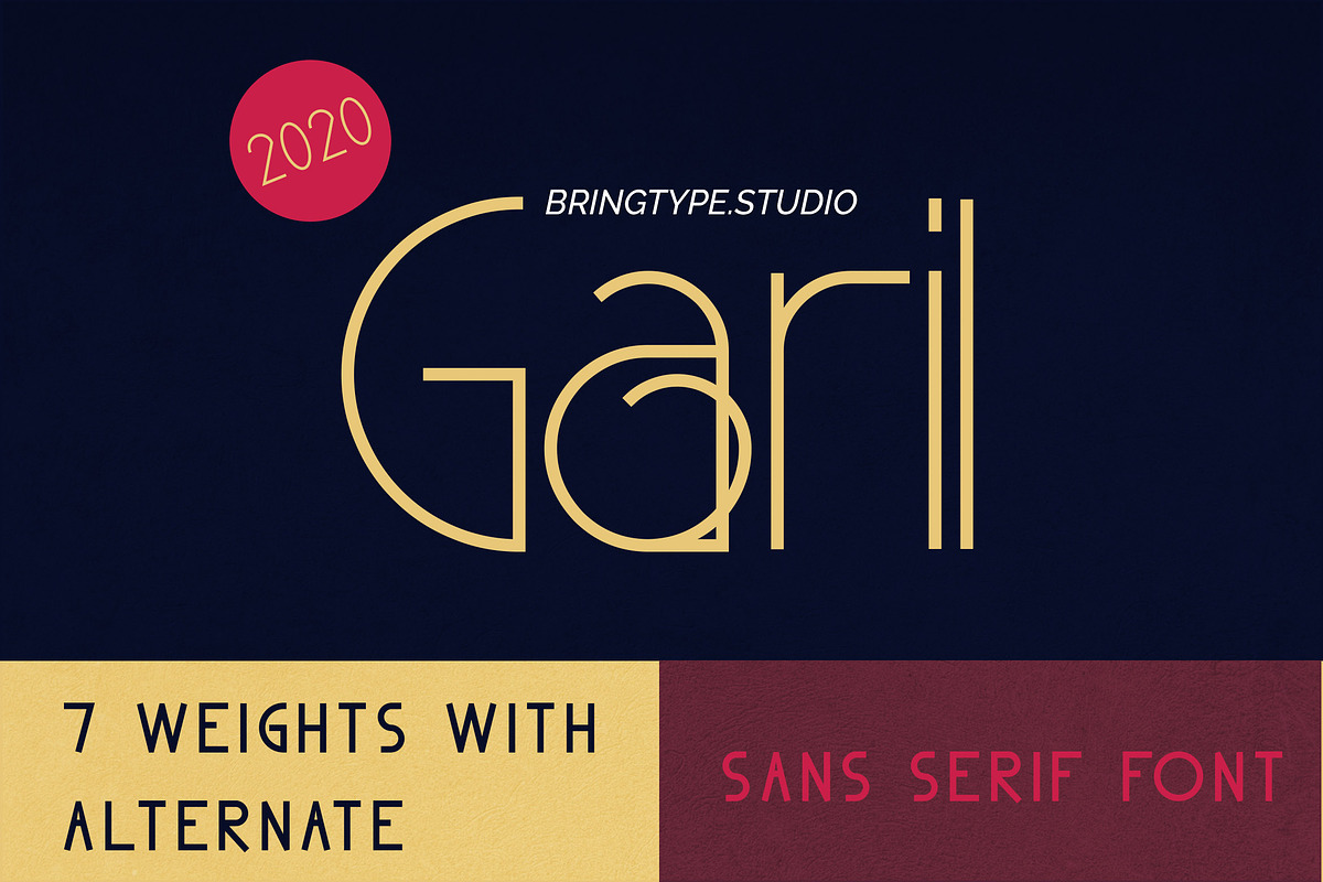 Garil | Sans Serif, a Sans Serif Font by BringTypeStudio (Photo 1 of 9)