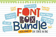 Font Box Bundle Volume 2, a Sans Serif Font by Quirky Queen Media (Thumbnail 1 of 6)