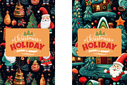 Christmas Card Design Bundle 11, a Card Template by Jay Major Designs (Thumbnail 5 of 10)