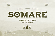 Somare - Hand Lettered Slab Serif, a Slab Serif Font by Bale Type (Thumbnail 1 of 9)