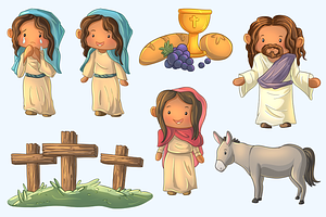 Easter Story Clip Art Collection