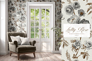 Vintage Peony Rose Pattern Bundle, a Pattern Graphic by Eclectic Anthology (Thumbnail 12 of 13)