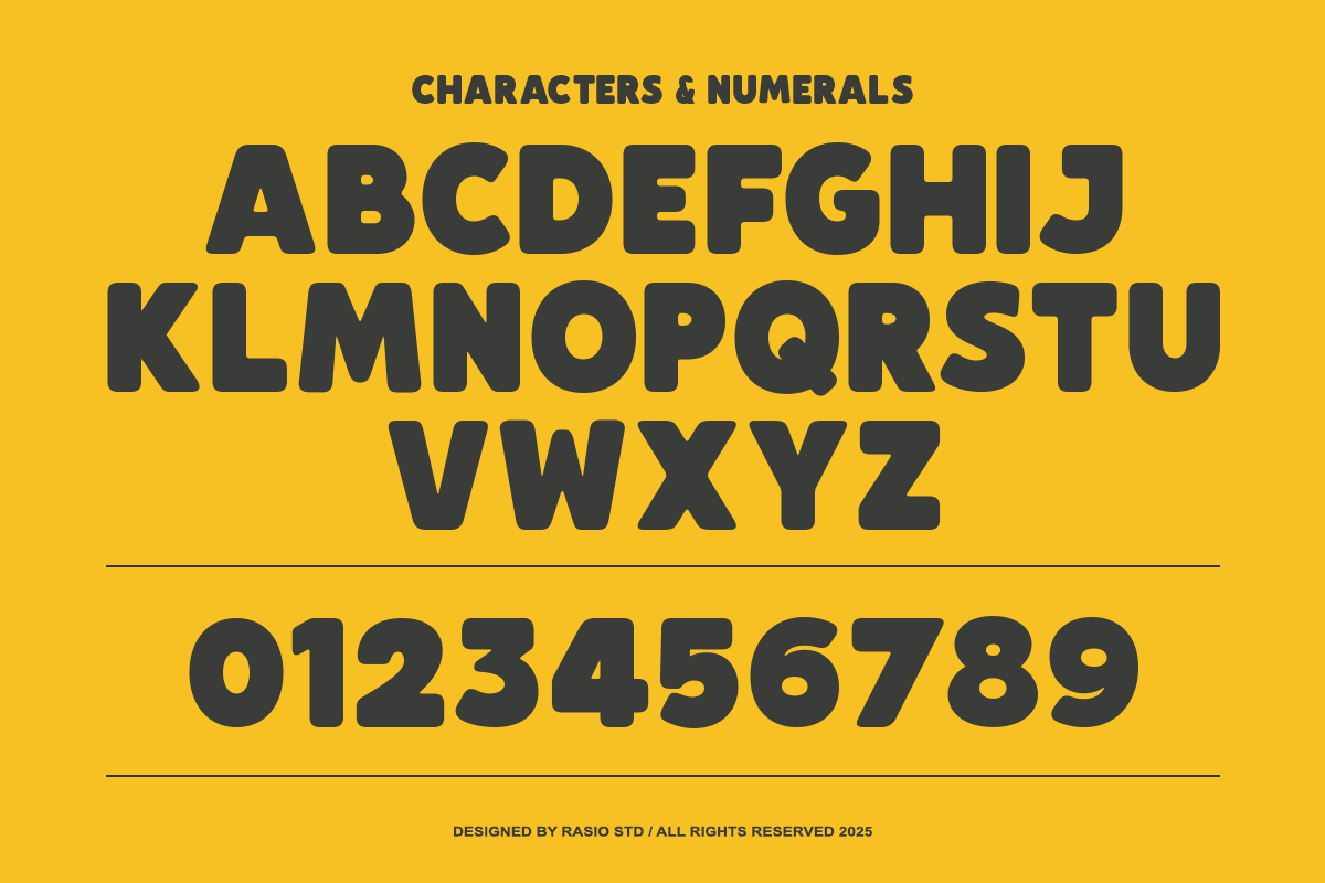 Holiday Sunshine Bold Sans Font, a Sans Serif Font by Rasio Studio (Photo 2 of 8)