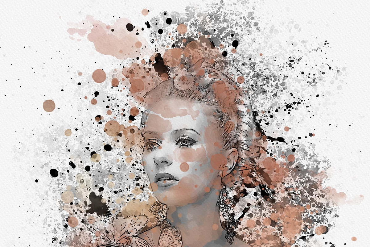 Mixed Art Watercolor Effect Template, an Action Add-On by MRI STUDIO (Photo 15 of 24)