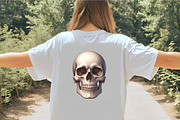 Creepy Skull Clipart, an Illustration by CrexoraLab (Thumbnail 4 of 5)