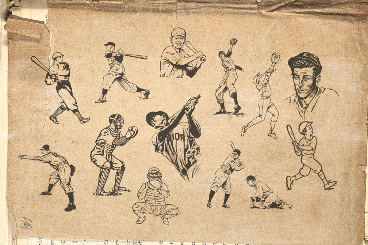 Retro Baseball Hit, an Illustration by Retro Machine (Photo 3 of 12)
