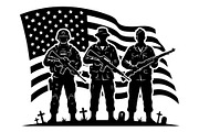 Military Heroes Group, an Object Graphic by Gfx_Store (Thumbnail 3 of 16)