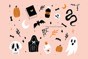 Hand Drawn Halloween Bundle, an Illustration by After Hours Creative (Thumbnail 2 of 5)